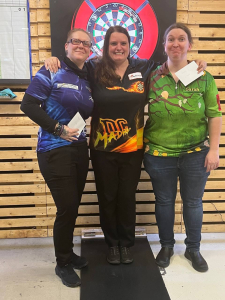 Advent Open 2022 - Damen Top3 (v . l. n. r.): Angela Heinrich, Sylvia Schlapbach und Sarah Bartlomé